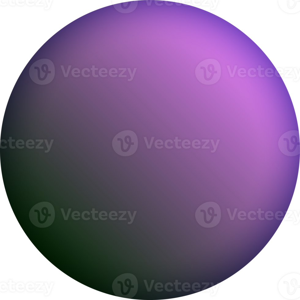 Kreis Kugel Gradient Farbe Design Element png