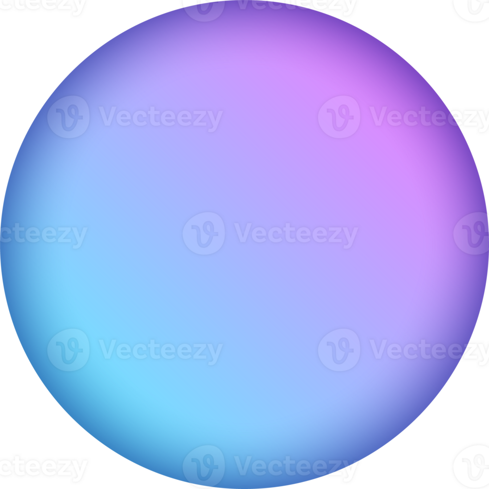 circle sphere gradient color design element png