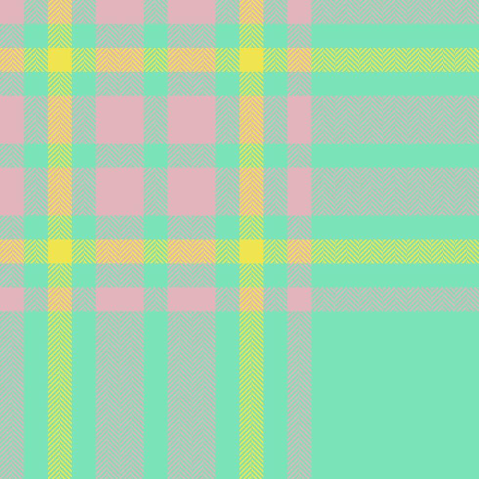 Plaid check pattern. Seamless fabric texture. Tartan textile print. vector