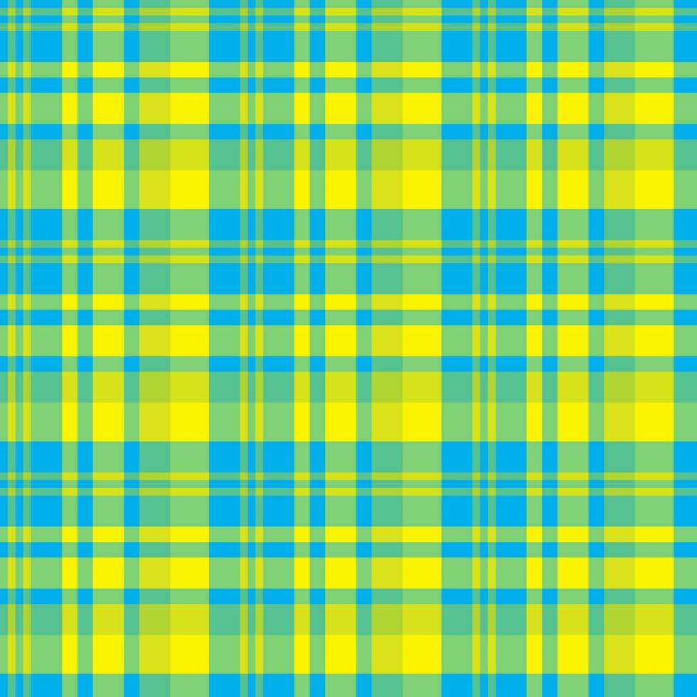 Plaid seamless pattern. Vector background of textile ornament. Flat fabric design.