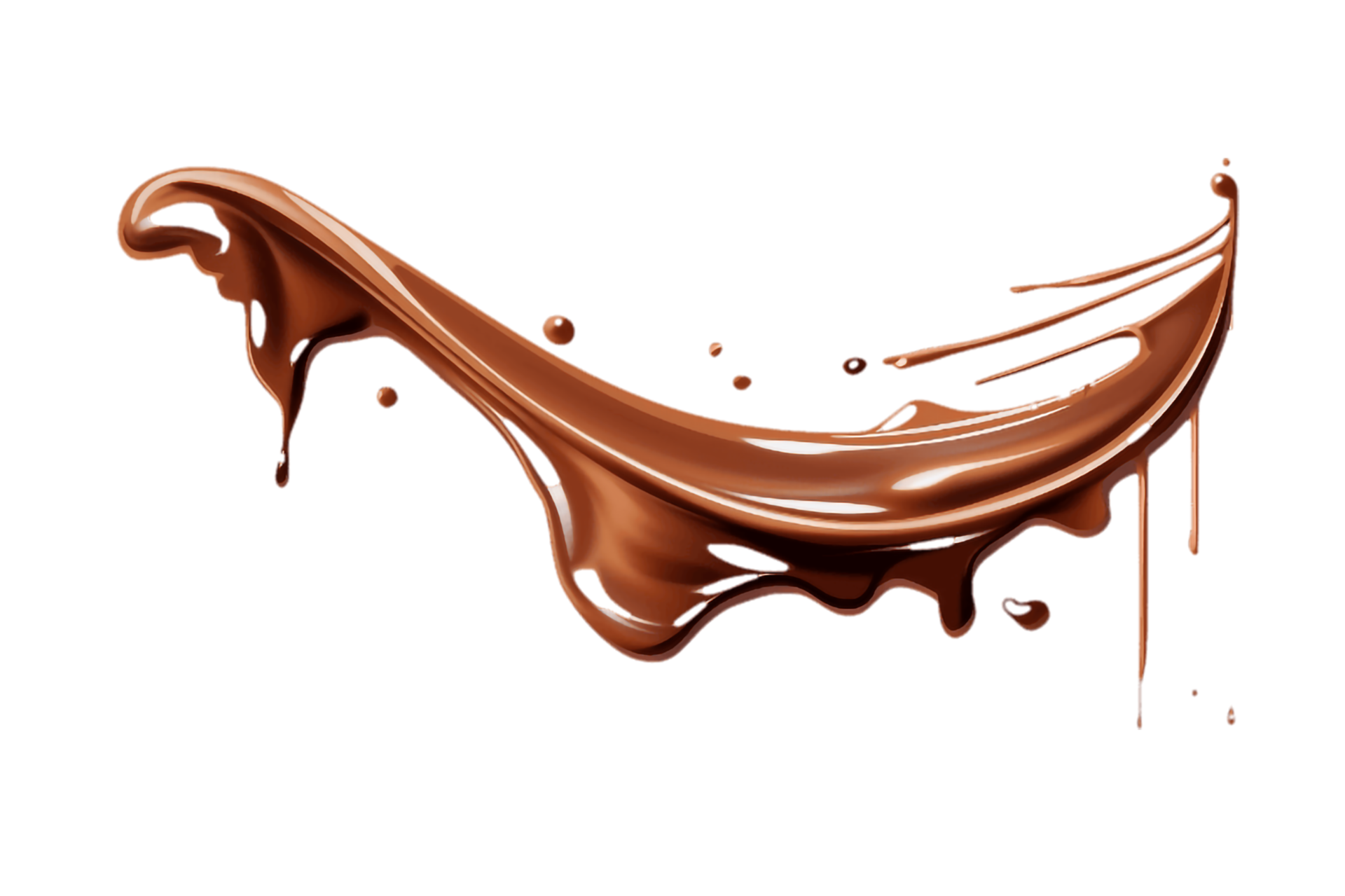 chocolate liquid flowing on a transparent background 27291680 PNG