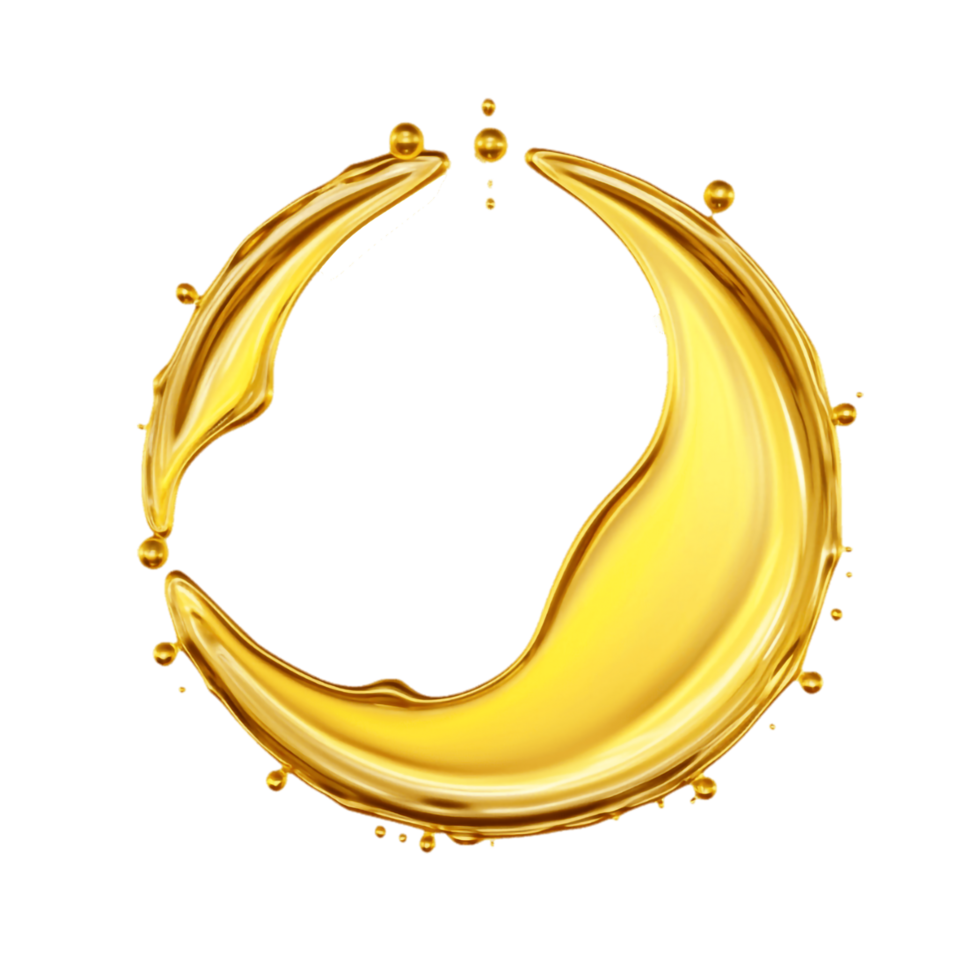 a yellow liquid splash on a white background png