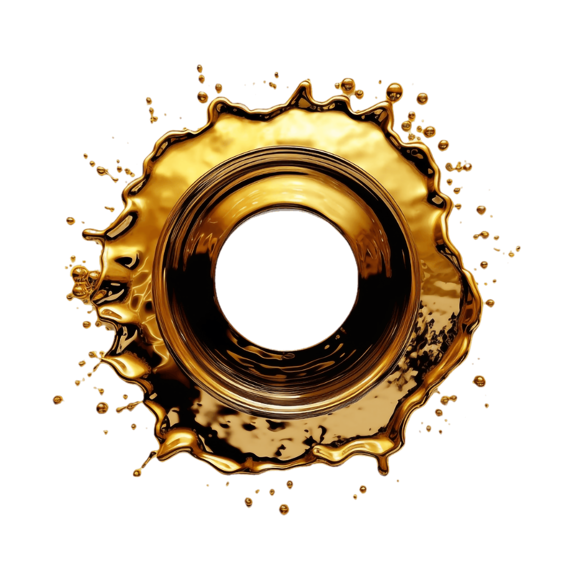 gold or oil liquid splash png 27291711 PNG