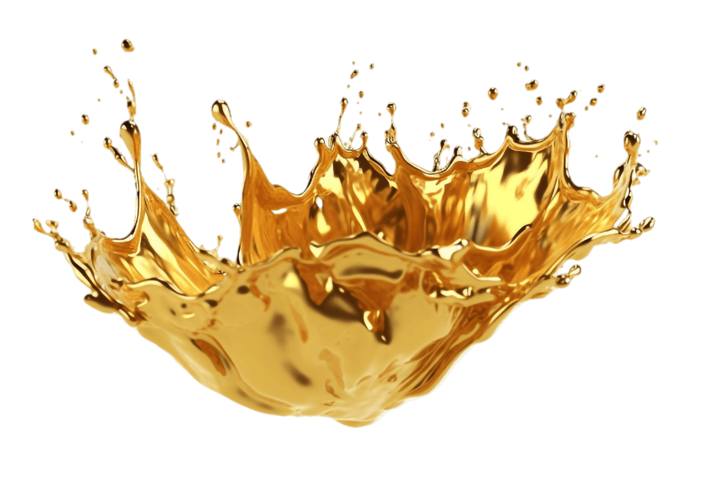 gold or oil  liquid splash png