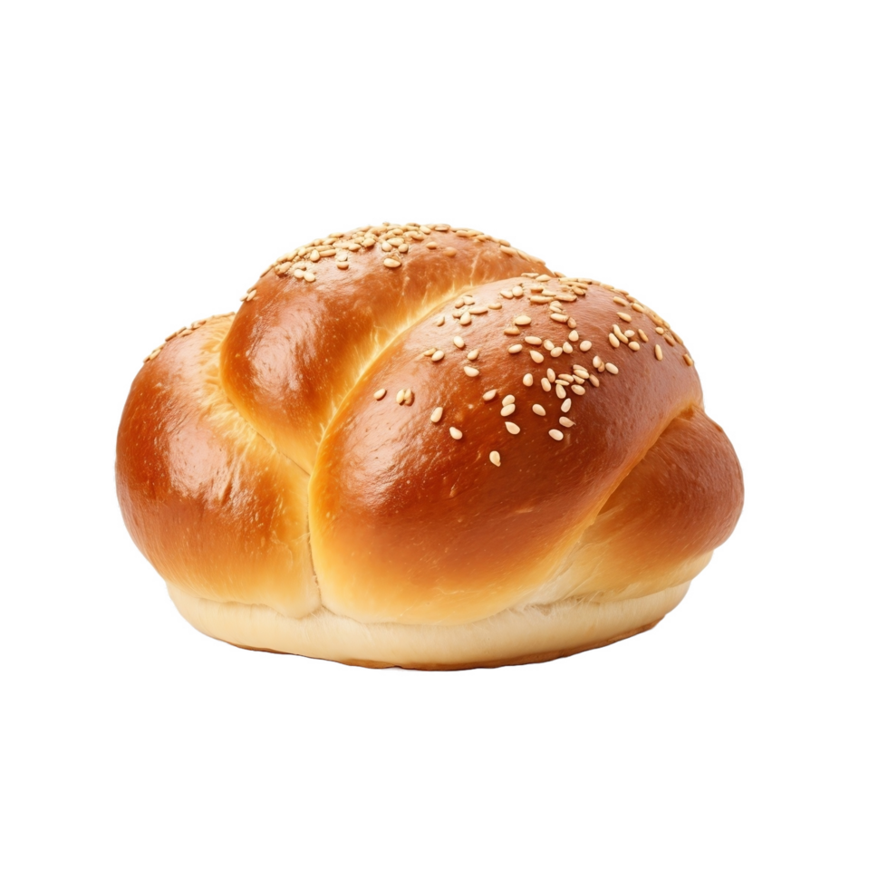 a bun with sesame seeds on it png