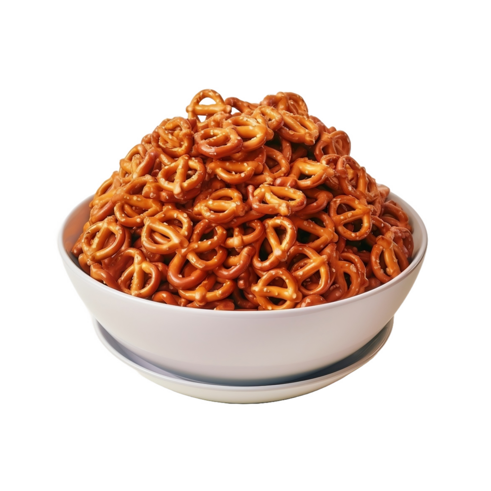 pretzels in a bowl png