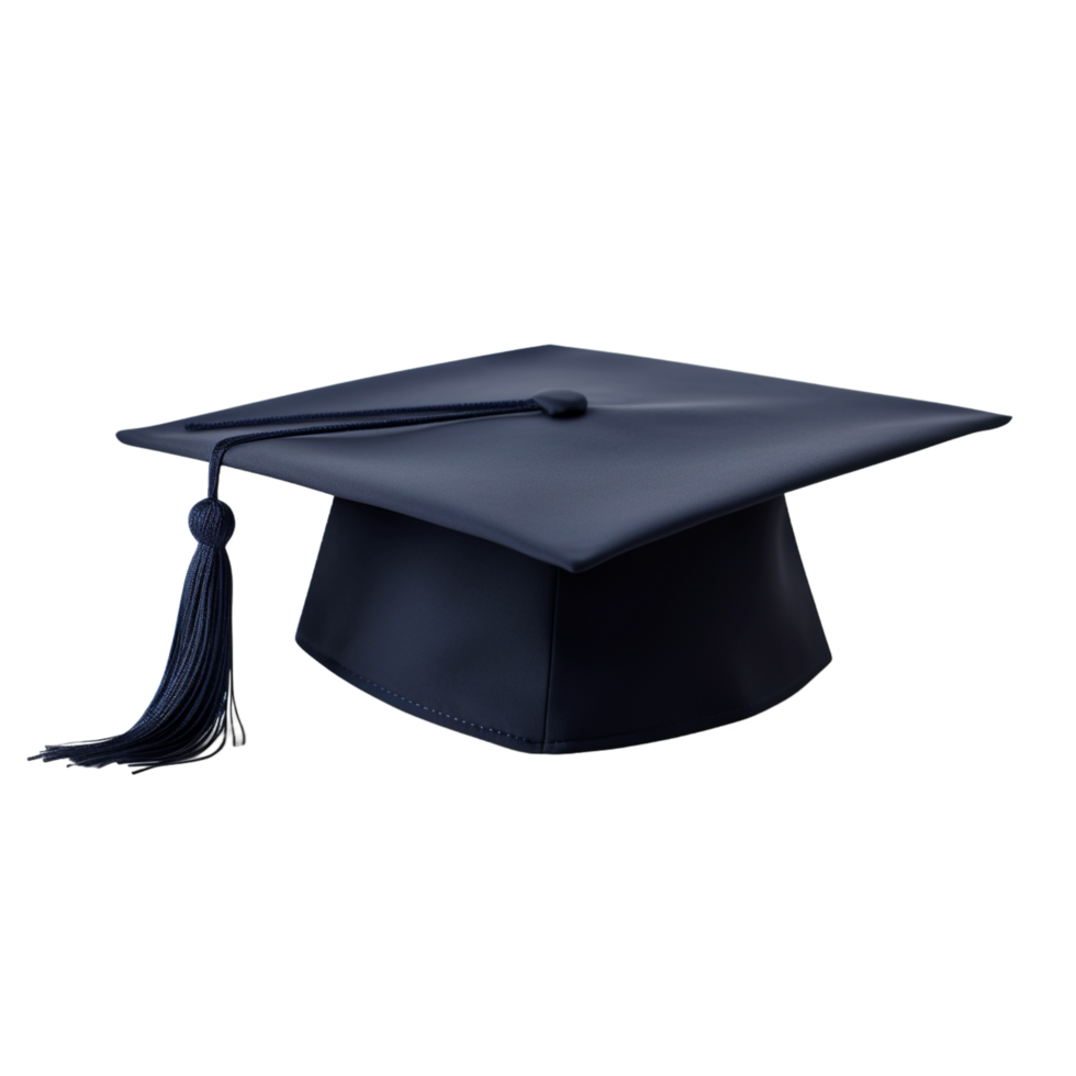 a graduation cap on a transparent background png