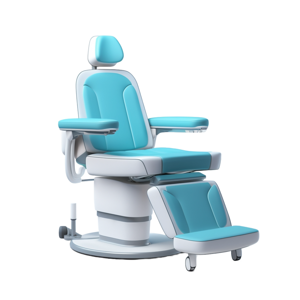 modern tandheelkundig stoel Aan een wit achtergrond png