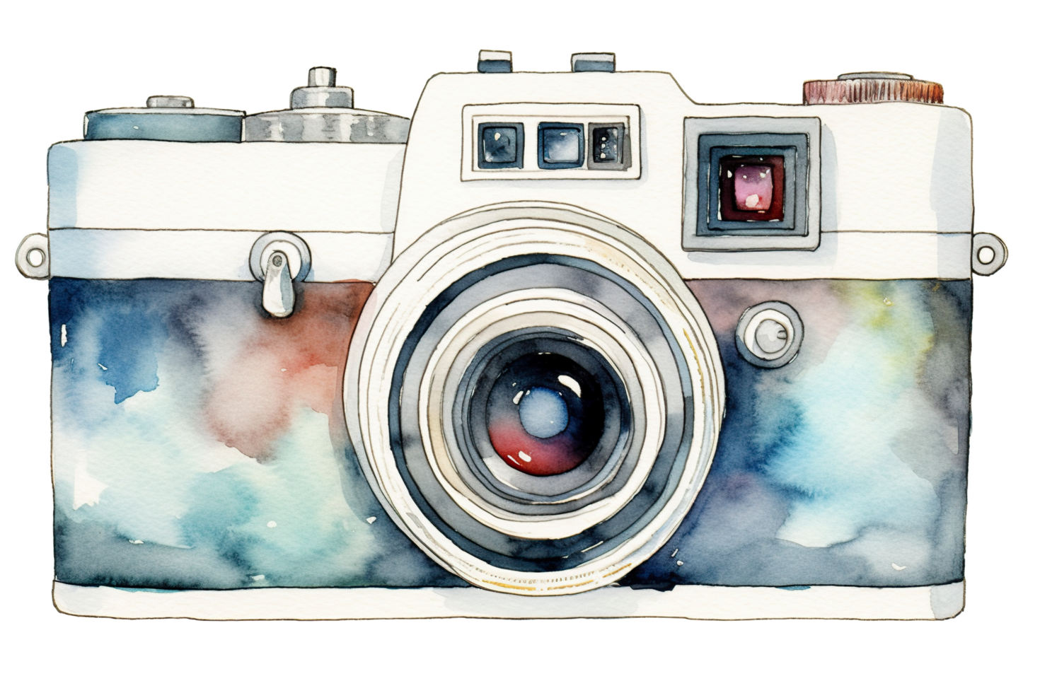 waterverf camera clip art PNG