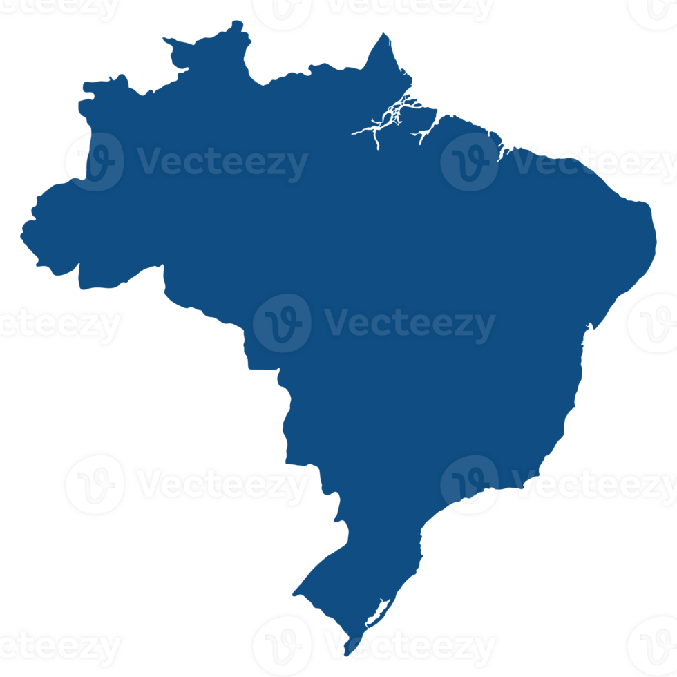 Brazil map with administrative regions. Latin map. Brazilian map. png