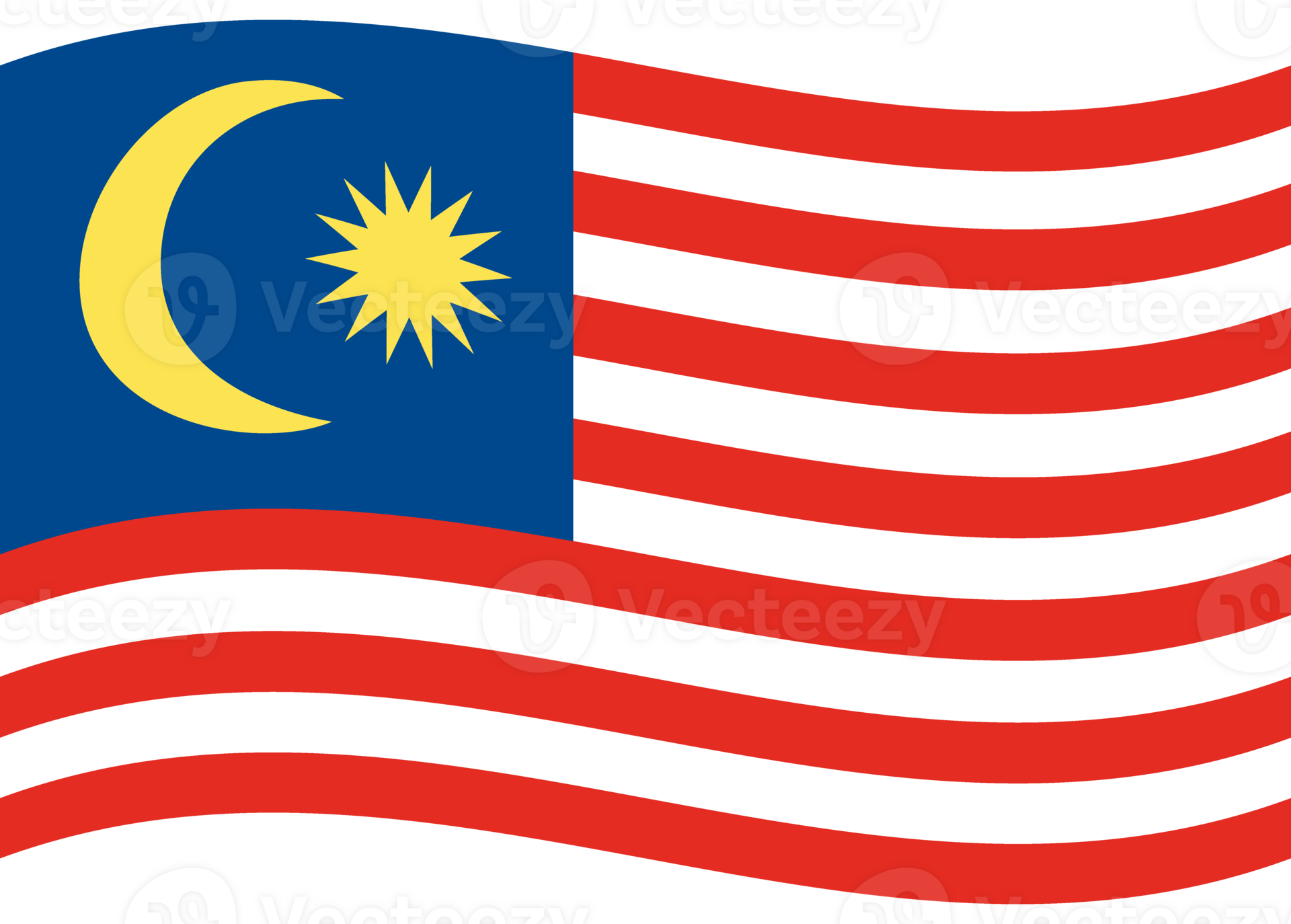 Malaysian flag. Flag of Malaysia. Malaysia flag wave 27292093 PNG