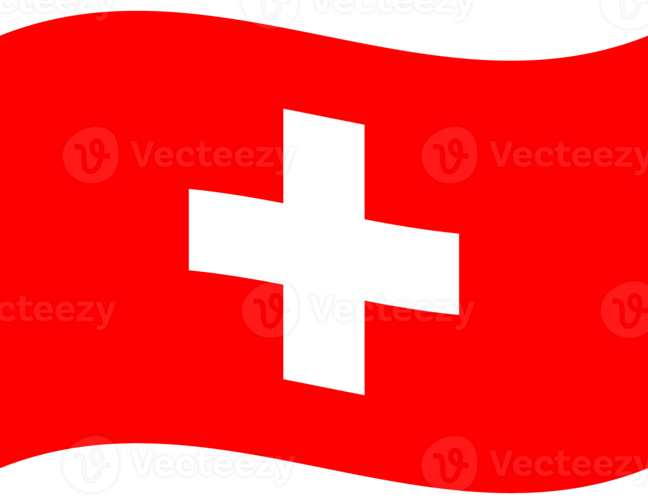 Switzerland flag wave. Swiss flag. Flag of Switzerland png