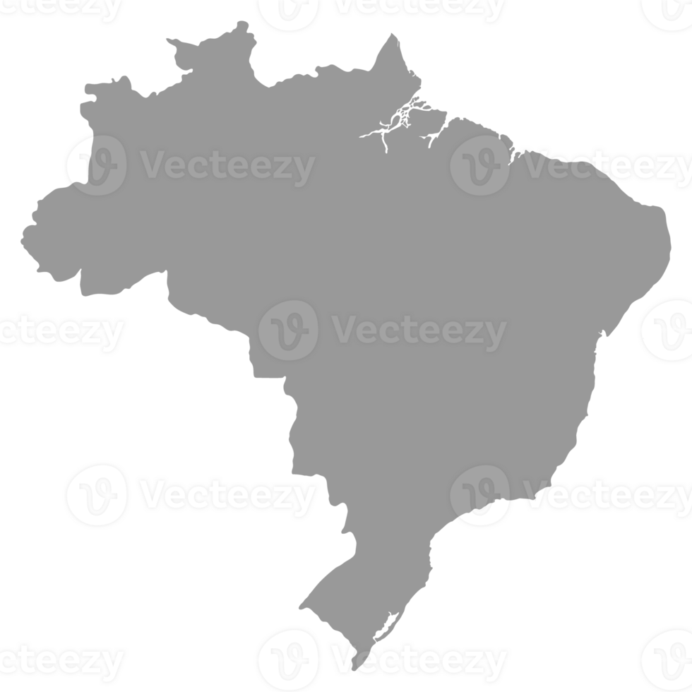 Brazil map with administrative regions. Latin map. Brazilian map. png