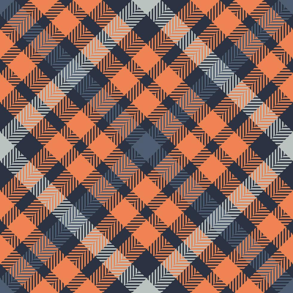 Seamless check vector of background plaid pattern with a fabric texture textile tartan.