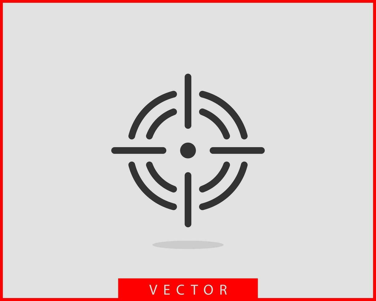 Target icon vector