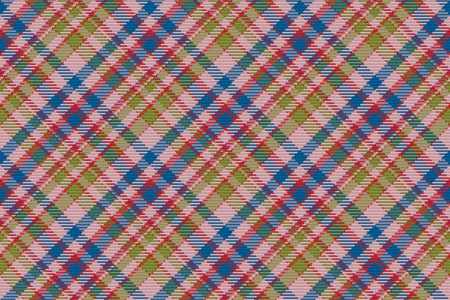 Seamless pattern of scottish tartan plaid. Repeatable background with check fabric texture. Vector backdrop striped textile print.