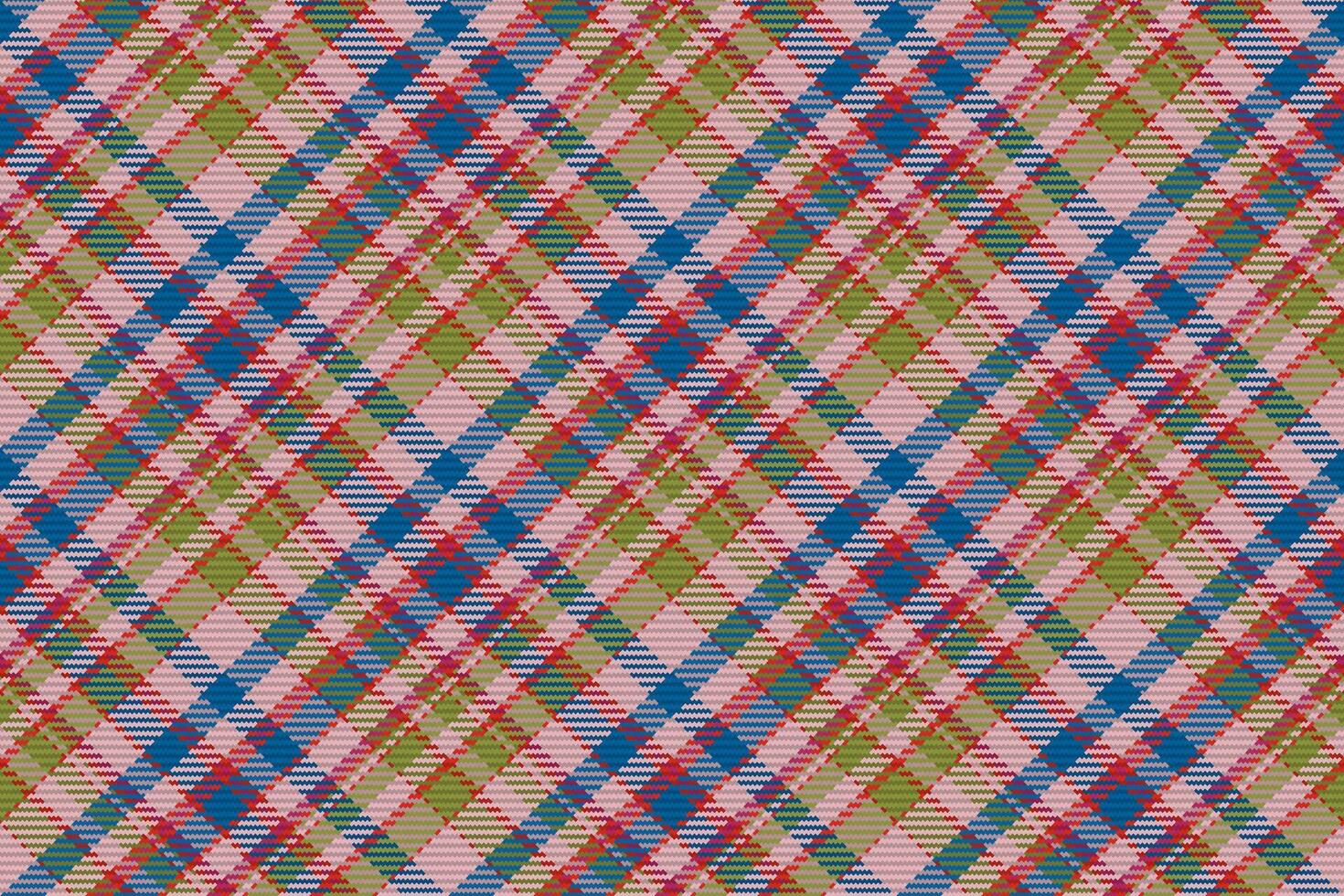 Seamless pattern of scottish tartan plaid. Repeatable background with check fabric texture. Vector backdrop striped textile print.