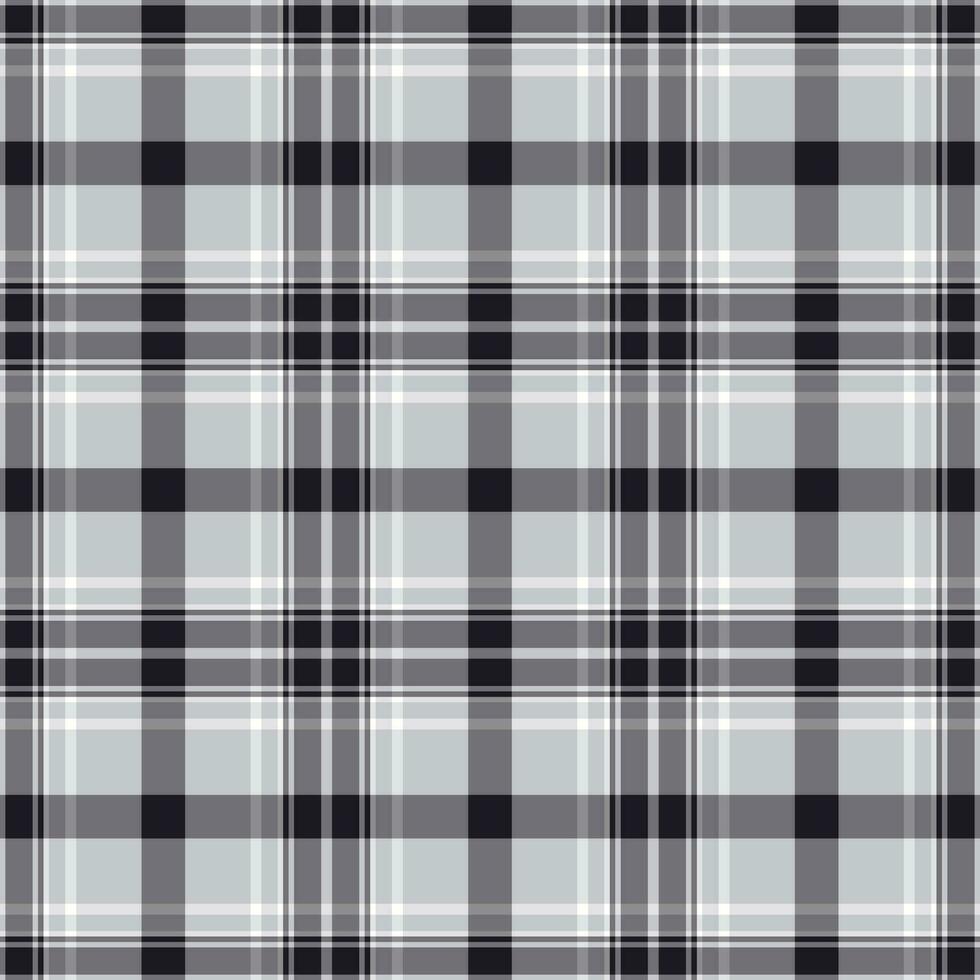 Plaid seamless pattern. Vector background of textile ornament. Flat fabric design.