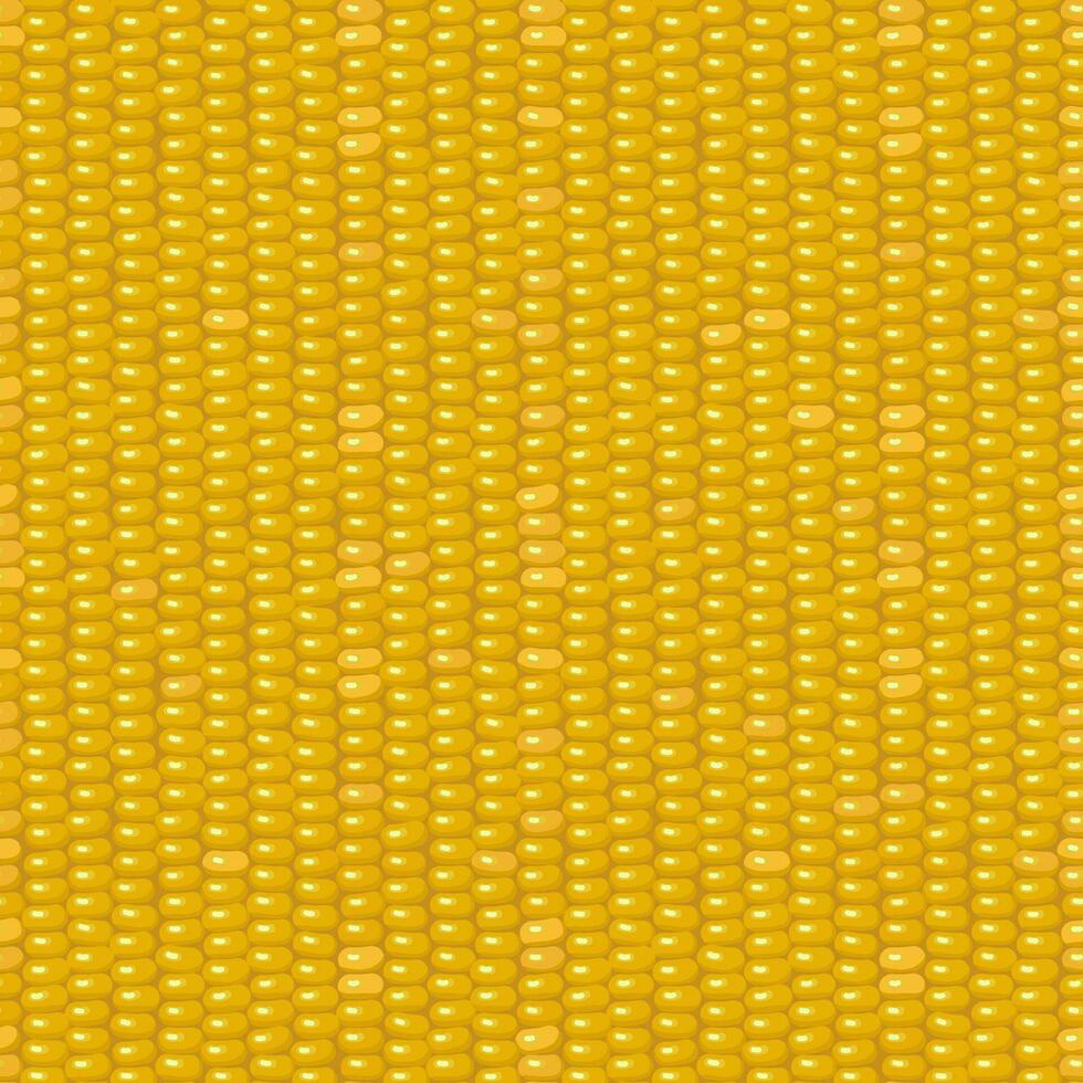 amarillo maíz modelo sin costura. vector eco comida antecedentes. maíz oro semilla fondo de pantalla.