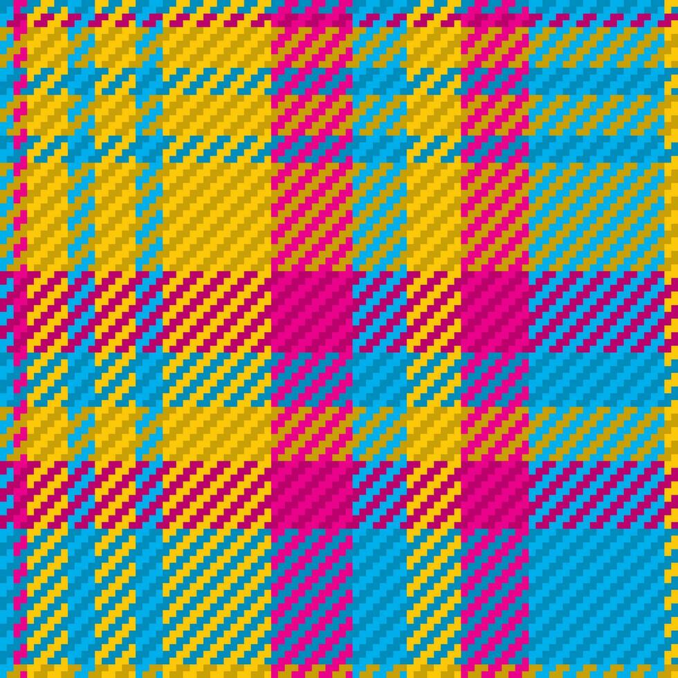 Seamless pattern of scottish tartan plaid. Repeatable background with check fabric texture. Vector backdrop striped textile print.