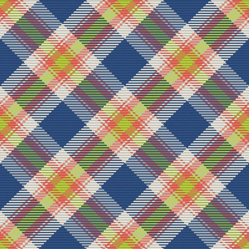 Seamless pattern of scottish tartan plaid. Repeatable background with check fabric texture. Vector backdrop striped textile print.