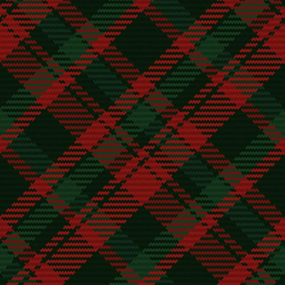 Check plaid seamless fabric texture. Diagonal print. vector