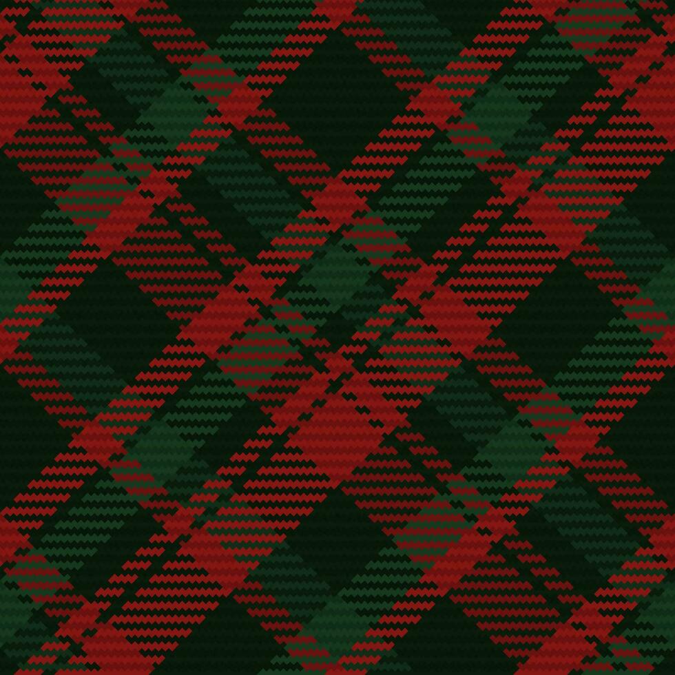 Check plaid seamless fabric texture. Diagonal print. vector