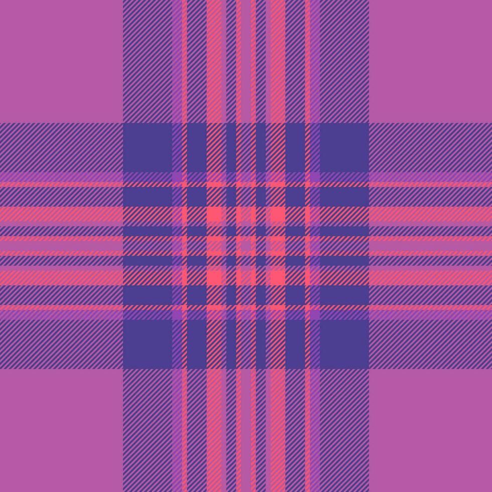 Textile pattern plaid of vector seamless texture with a background check fabric tartan.