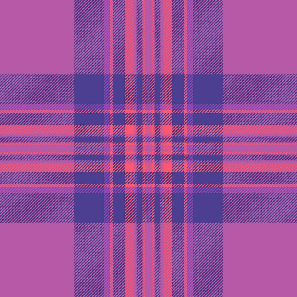 Textile pattern plaid of vector seamless texture with a background check fabric tartan.