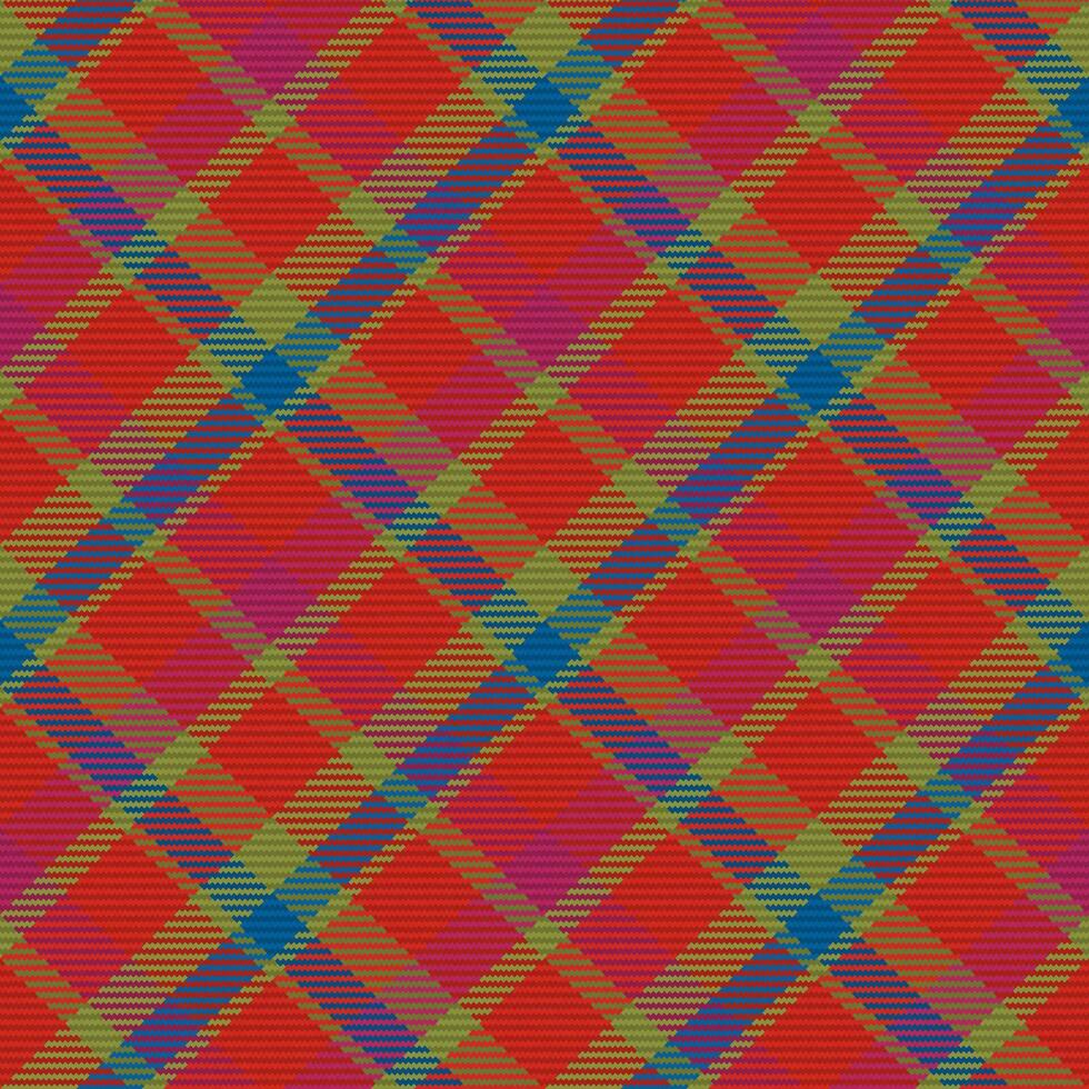 Seamless pattern of scottish tartan plaid. Repeatable background with check fabric texture. Vector backdrop striped textile print.