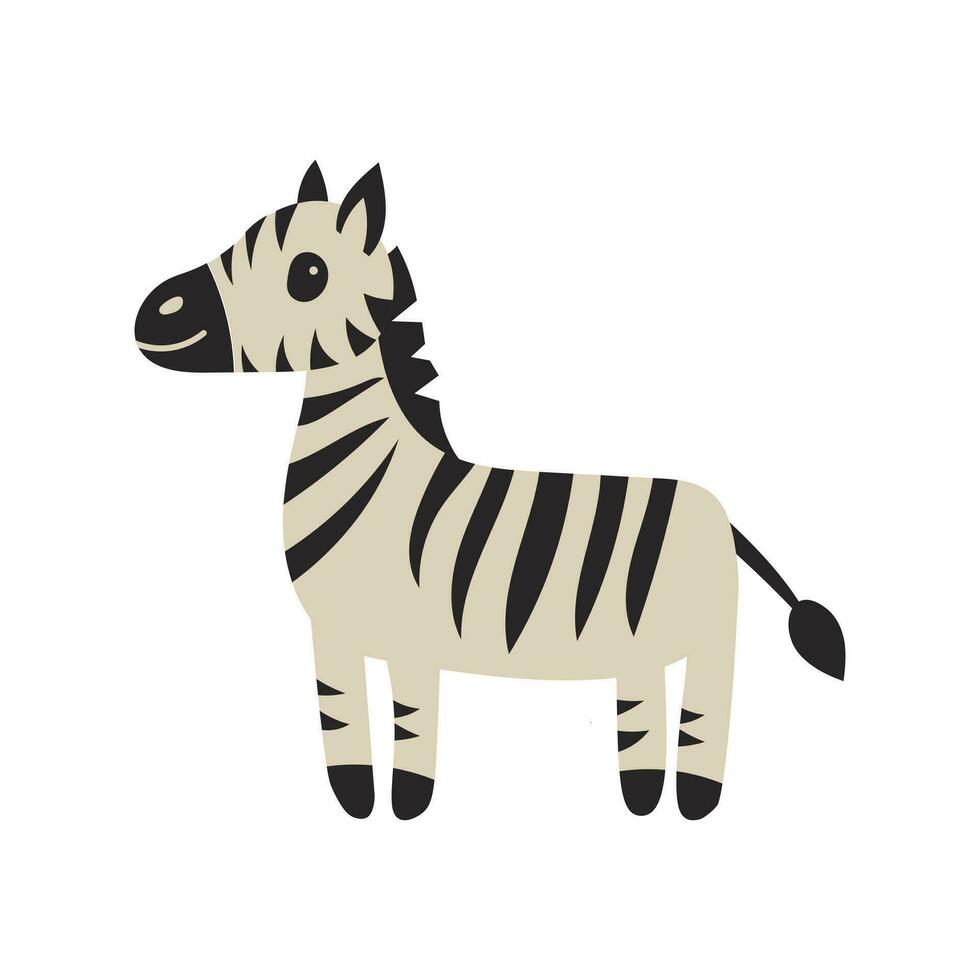 Funny Zebra vector illustration