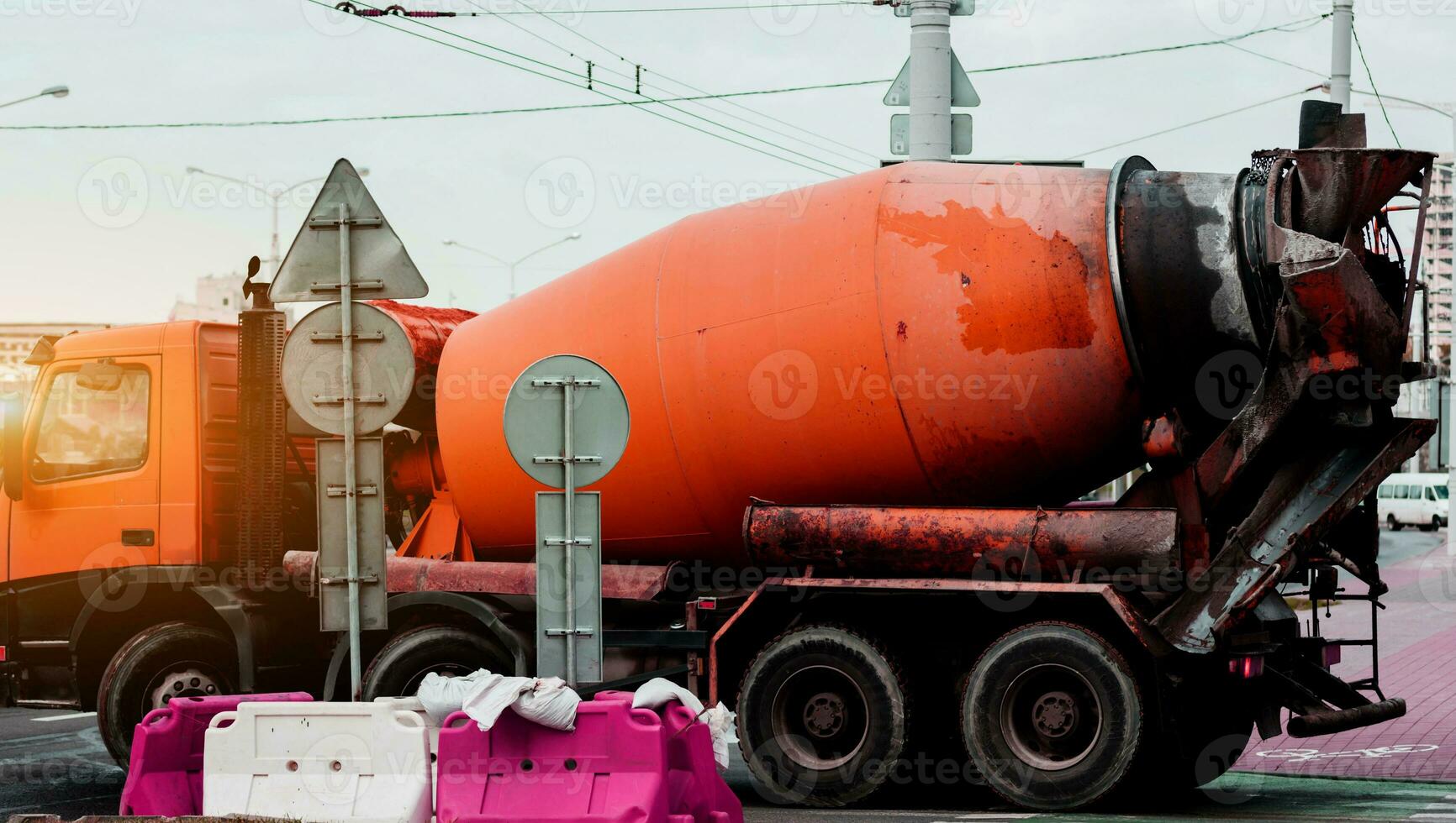 Heavy Concrete Truck photo