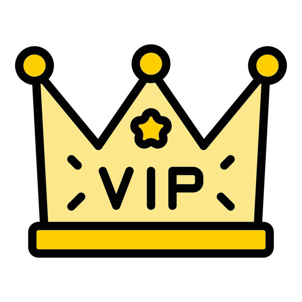 Golden crown icon for vip members in roblox