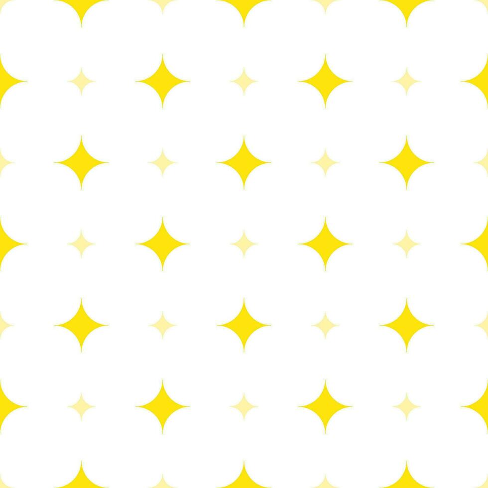 sparkling star seamless pattern background design in vector isolated on white