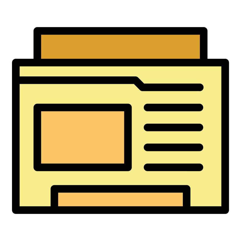 Privacy web window icon vector flat