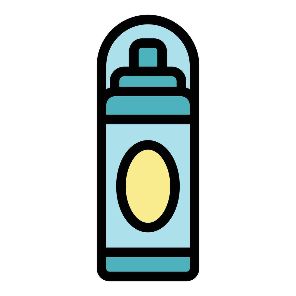 espuma botella icono vector plano