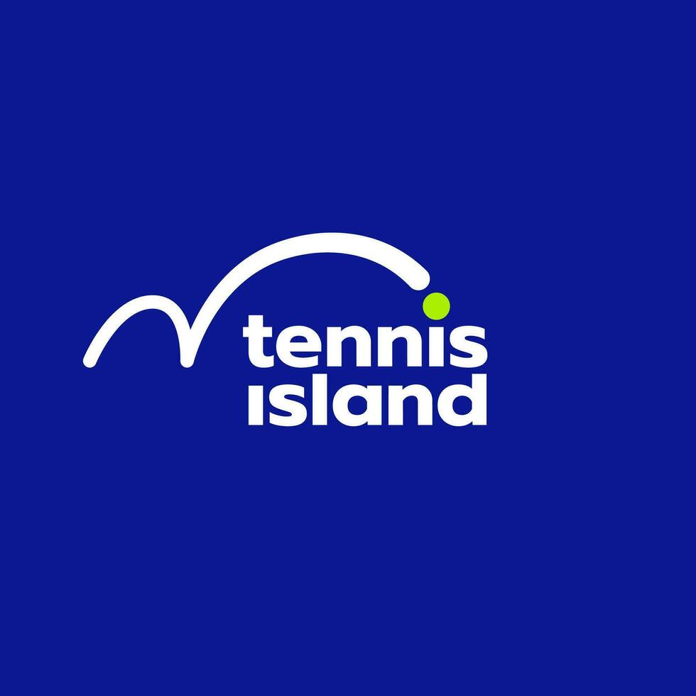 Tennis Team Club Sports Logo Tempalte Vector