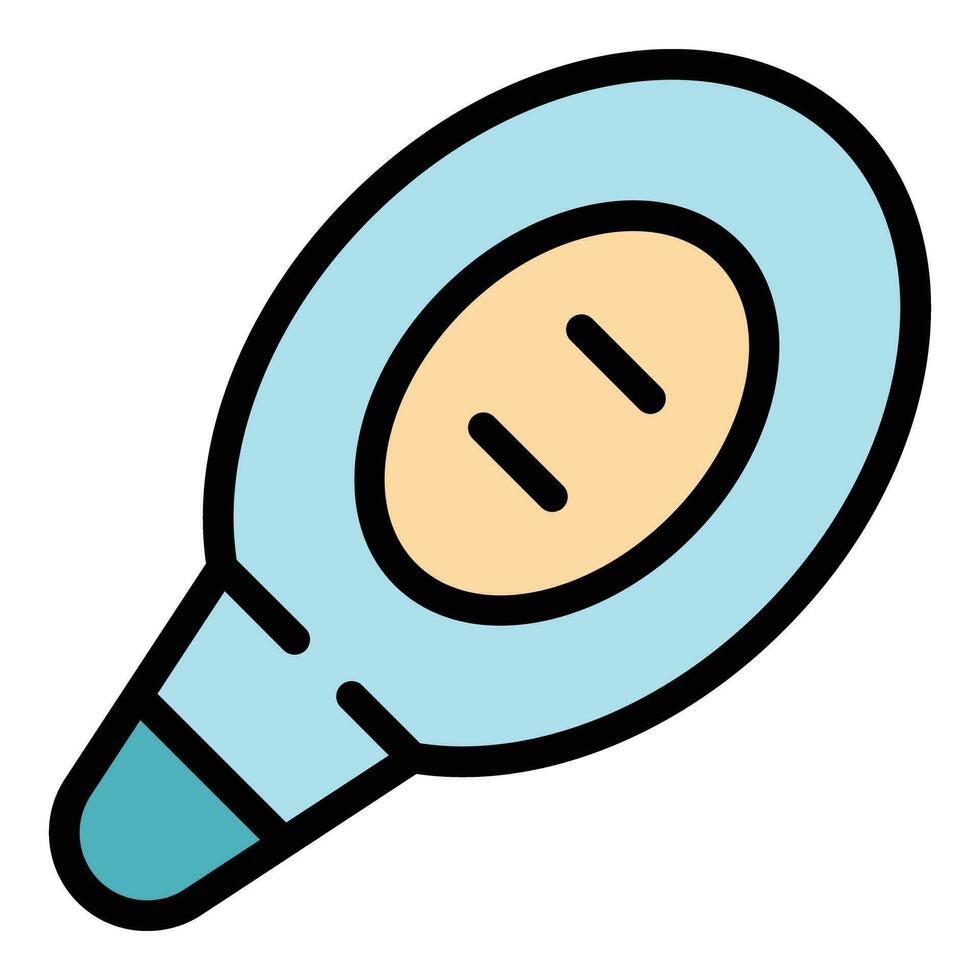 Small pregnant test icon vector flat