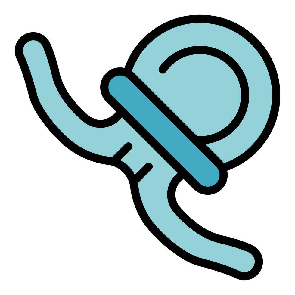 Emergency contraception icon vector flat