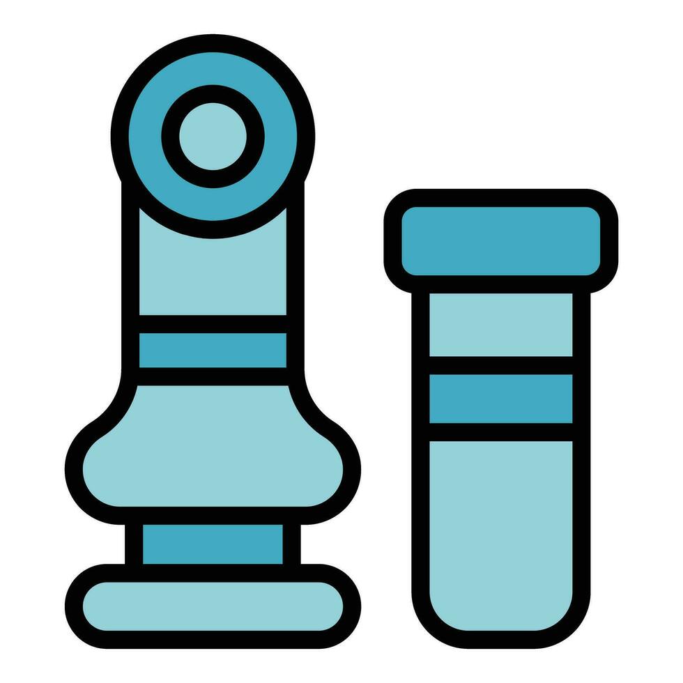 Birth control tool icon vector flat