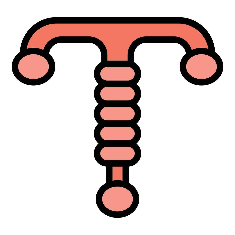 Vaginal contraception icon vector flat