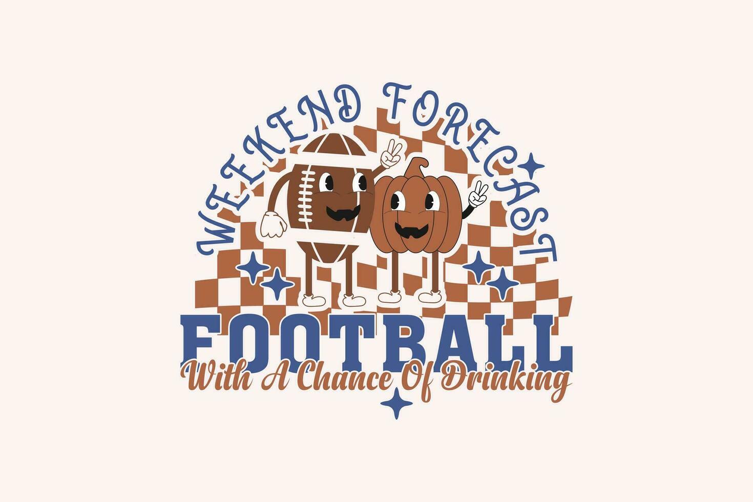 Weekend Forecast Football EPS Design. American football T shirt design, Rugby T shirt design. funny saying, vector grapics