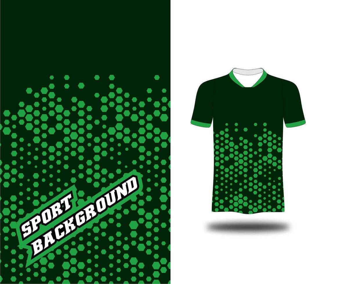 kit jersey sport pattern hexagonal vector background illustration