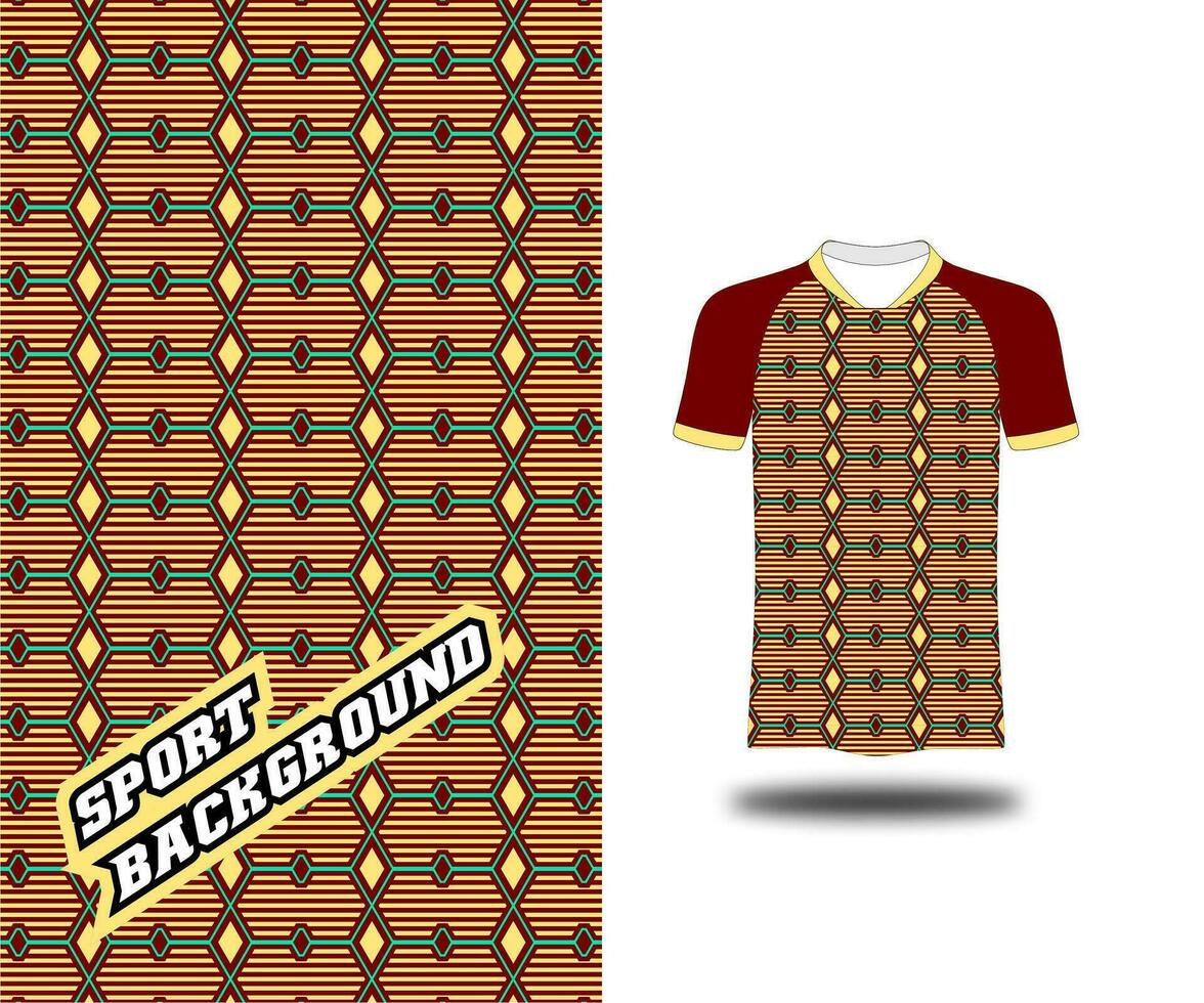 fabric textile sport jersey soccer pattern background vector