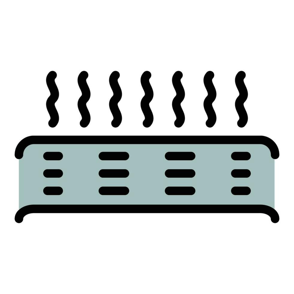 Heating icon vector flat