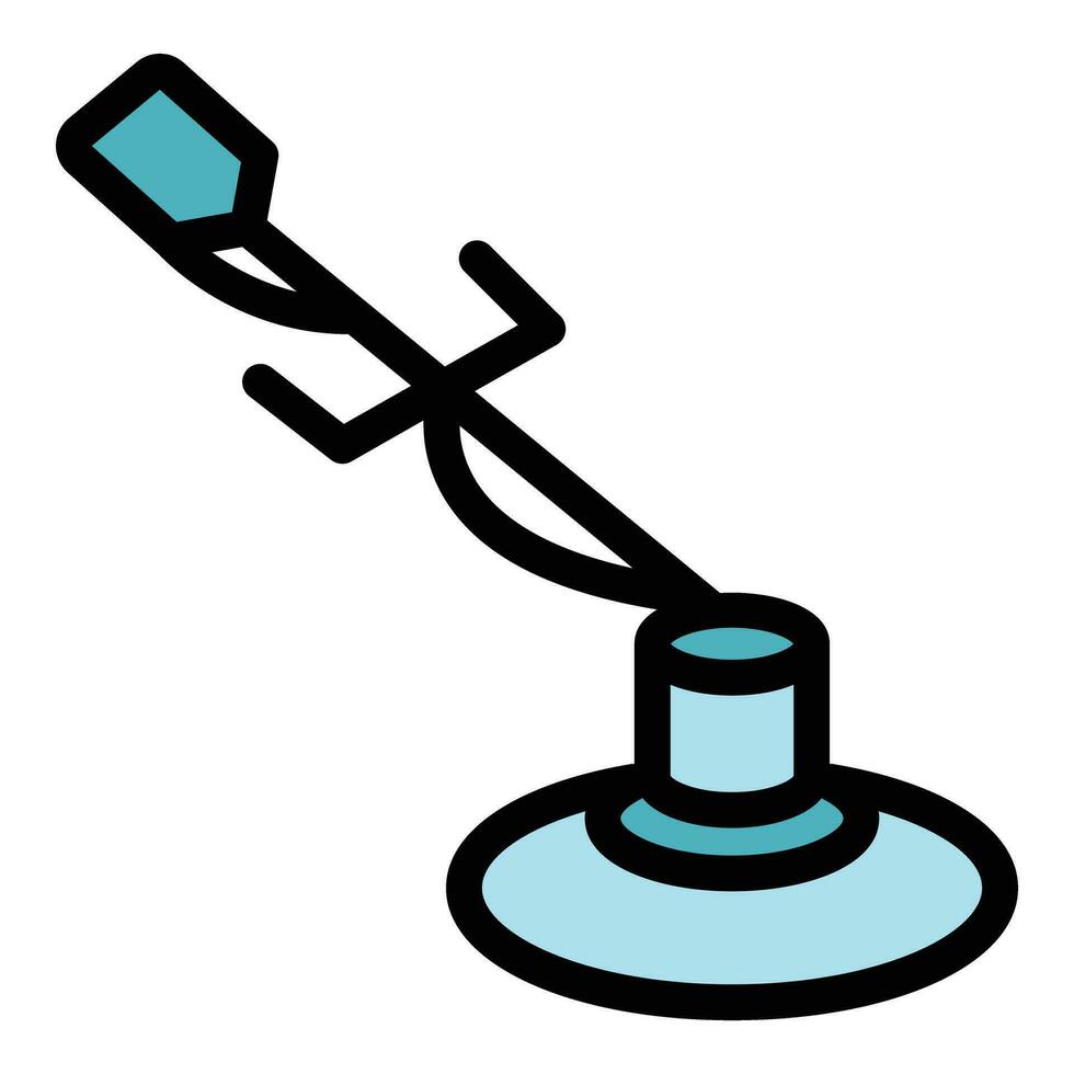 Trimmer service icon vector flat