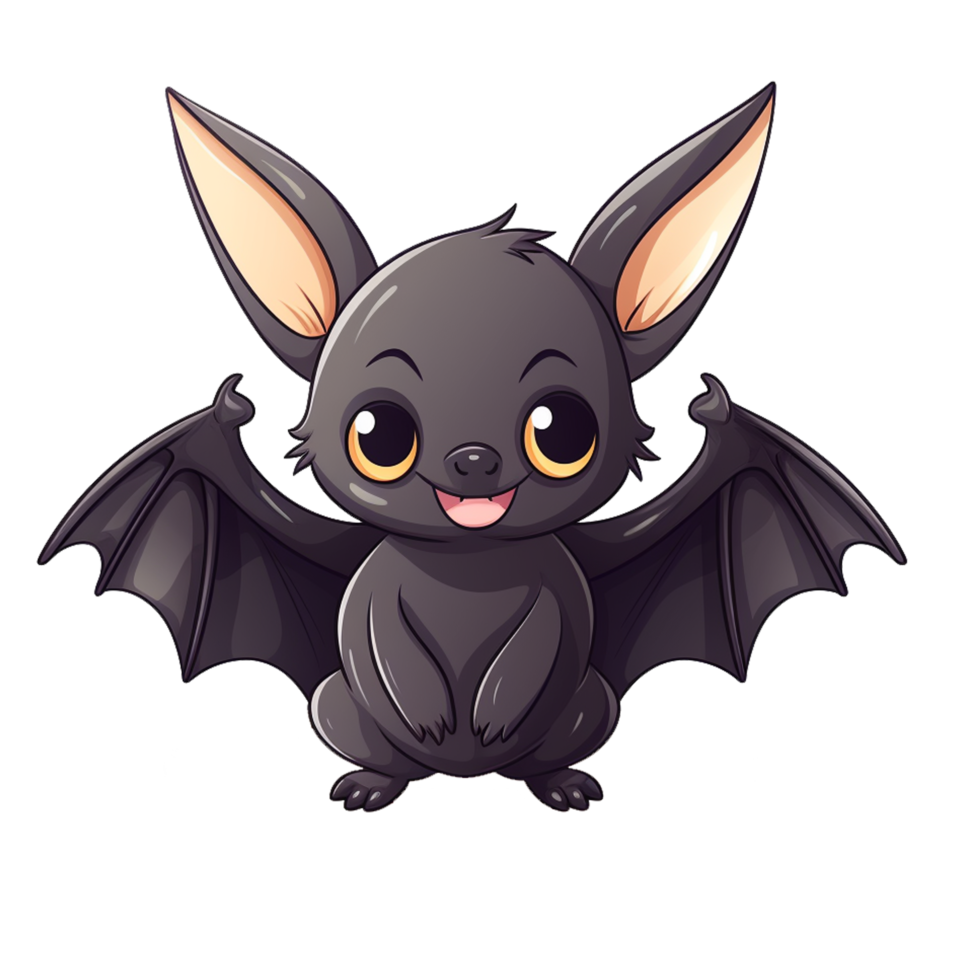 Cute Cartoon Bat png
