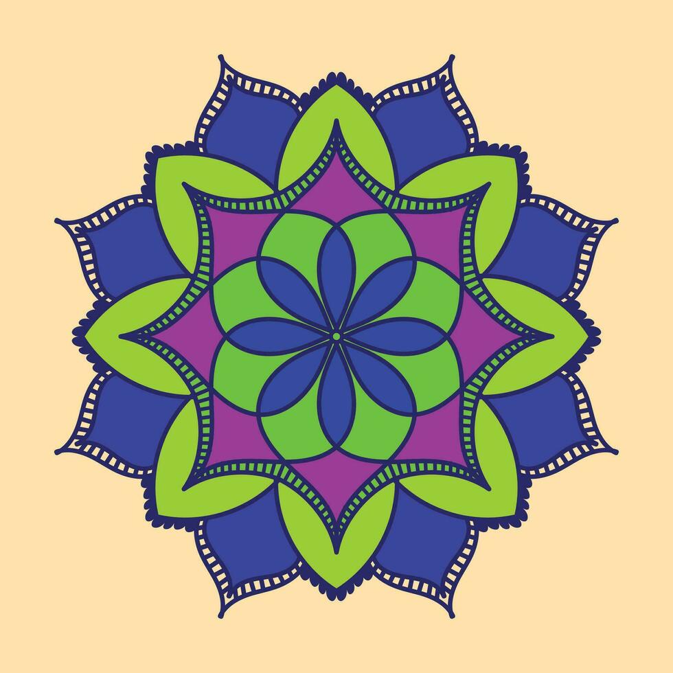 Ornament round set with mandala. Geometric circle element made in vector. Perfect set for any other kind of design vector