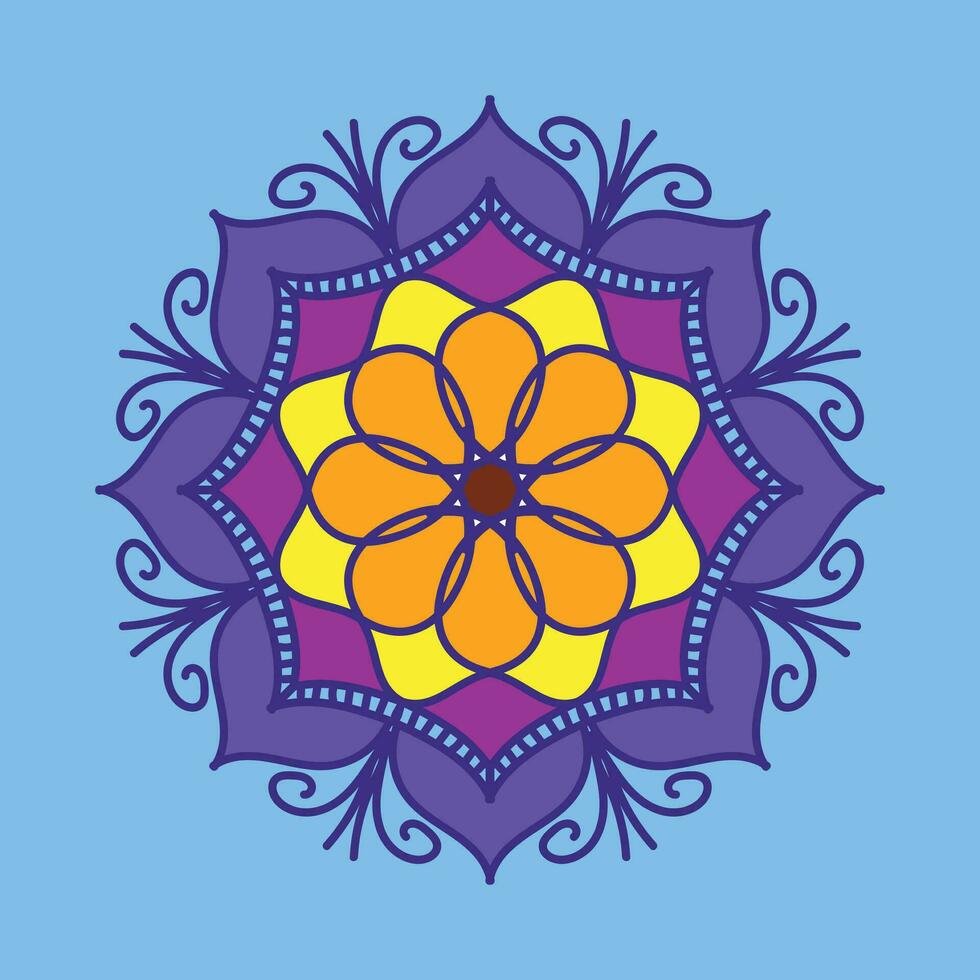 Ornament round set with mandala. Geometric circle element made in vector. Perfect set for any other kind of design vector