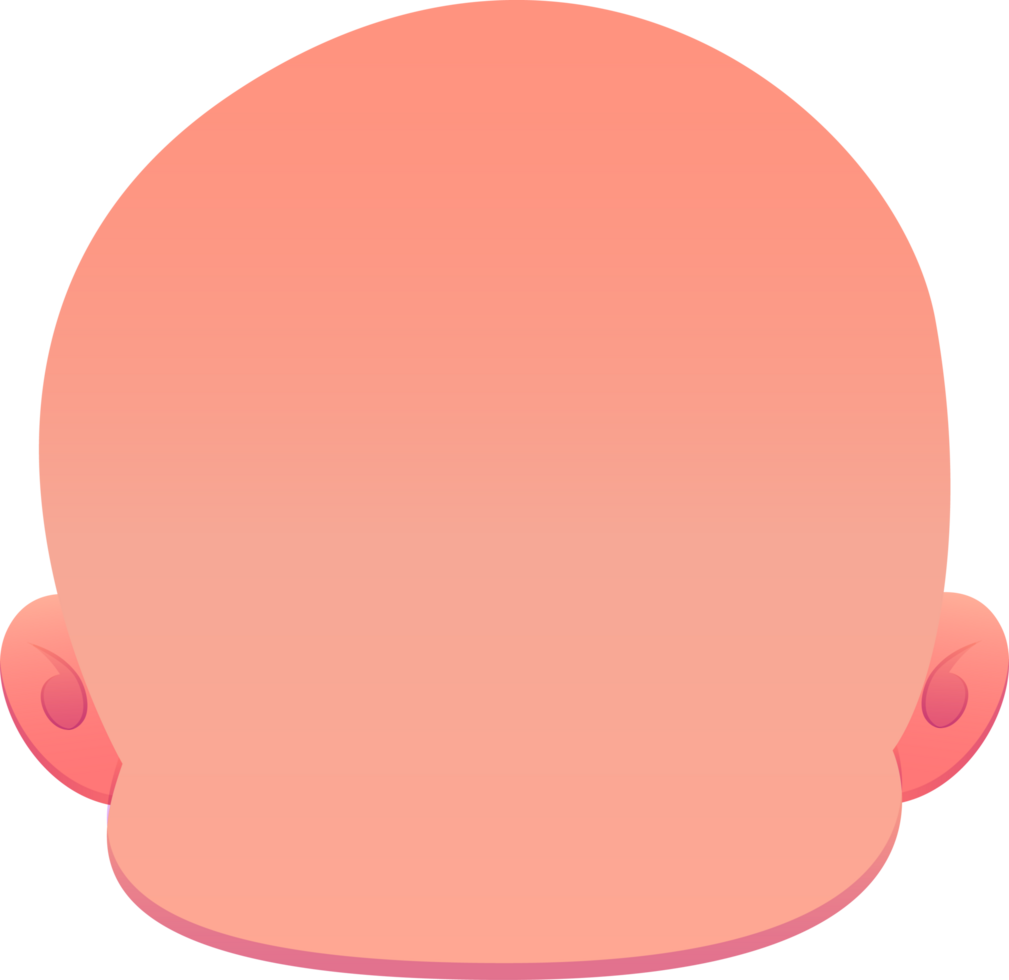 fofa desenho animado face kawaii Garoto png